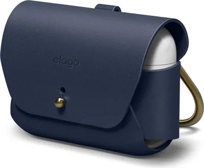 Immagine prodotto di Custodia in pelle Elago con moschettone Compatibile con Apple AirPods Pro 2 (2022) e 1