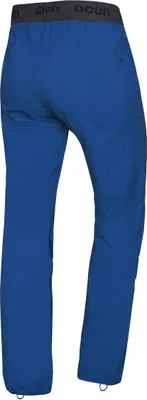 MÁNIA ECO Hose von Ocun in Blau; geeignet für Klettern und Bouldern; mit elastischem Bund.