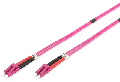 Produktbild von Digitus LWL Multimode Patchkabel, OM4, LC / LC, 5 m, I-VH, OM4, LC, LC