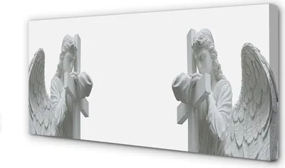 Produktbild von Leinwandbild 120x60 Wandkunst Gebet Engel