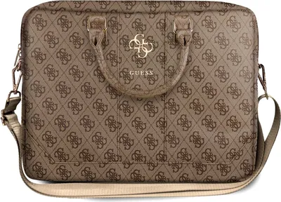 Produktbild von Guess Polyurethan4G Metall Logo Laptop Tasche - 15 und 16 Zoll Braun