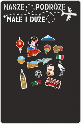 Image de Tableau magnétique noir autocollant pour mur, réfrigérateur, aimants de voyage