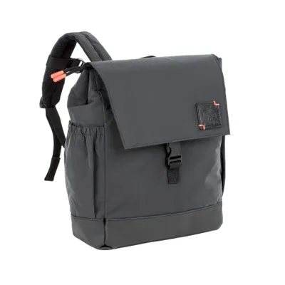 Produktbild von Lässig 4FAMILY Vintage Little One & Me kleiner reflektierender Rucksack / Windel und Pflegetasche schwarz