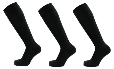 Produktbild von PFIFF Reitstrumpf 3er Set Reitsocken, Schwarz, Schwarz, Schwarz, 37-39