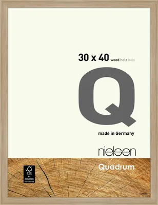 Produktbild von nielsen Holz Bilderrahmen Quadrum, 30x40 cm, Eiche Natur