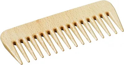 Produktbild von Frisierkamm aus Holz mit grober Zahnung