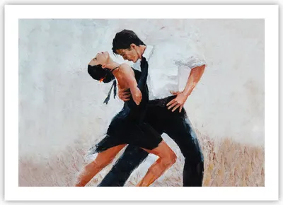 Produktbild von Poster - Poster ohne Rahmen - tanzen sie - 70x50 cm - Wand Bild - Wanddeko - Wandbilder - Kunstposter - Wandposter - Bilder - Kunstdruck - Wanddekoration - Wandbild - P2XAA70x50-3771