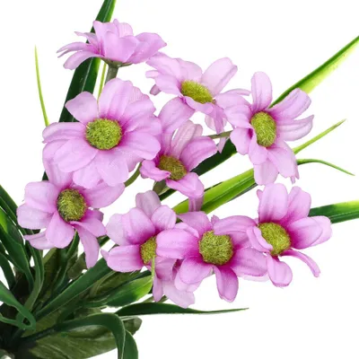 Produktbild von Dekolo Künstliche Blumensträuße Dekorative Pflanzen Deko Gänseblümchen Lavendel 30cm