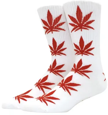 Produktbild von CHPN – Unkrautsocken – Unkrautsocken – Geschenk – Socken – Weiß/Rot – Uni – Einheitsgröße – 36–46