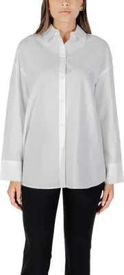 Image de Chemise Armani Exchange pour femme, blanche, 488514 : Taille - S Taille : S