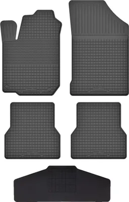Produktbild von Gummi Fußmatten Set Für: Toyota Aygo Ii (2014-) Gummimatten Schwarz
