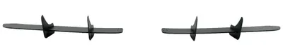 Produktbild von Heckstoßstangen-Verlängerungssplitter für Diffusor für VW Golf 6 R20 2008-2013 Schwarz.