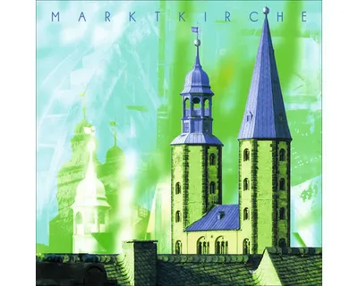 Produktbild von Glasbild Goslar Marktkirche 20x20 cm