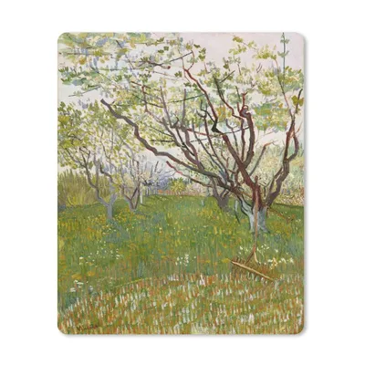 Produktbild von MuchoWow® Mauspad Mousepad Der blühende Obstgarten - Vincent van Gogh 30x40 cm - Mousepads - Maus Mat - Pad - Mausunterlage - Mausmatten