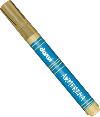 Obrázok produktu pre Darwi Cold Ceramic Paint Marker Fixka na keramiku Gold 6 ml 1 ks