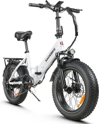 Produktbild von E-Bike Klapprad Elektrofahrrad Mit 20 Zoll Fat Tire, 48V 13Ah Lithium-Akku für Lange Reichweite bis 75KM, 7-Gang-All-Terrain Ebike Herren für MTB,