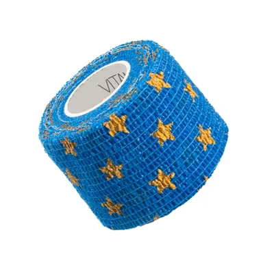 Immagine prodotto di Vitammy Autoband Benda autoadesiva con stampa di stelle, blu, 5cmx450cm