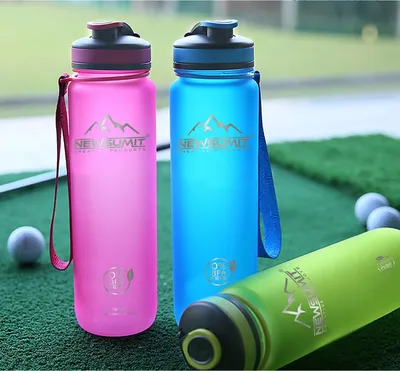Produktbild von Wasserflasche / Shaker Edel 550ml oder 1L mit extra dichter Verschlusskappe, praktisch verstaubar