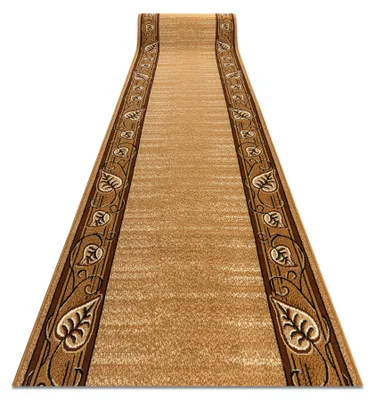 Image de TAPIS DE COULOIR BCF FELIKS vieil or 140 cm marron 140x730 cm
