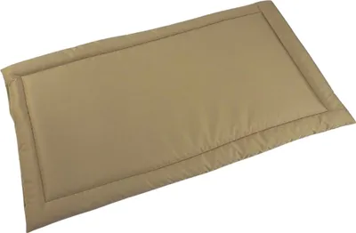 Zdjęcie produktu dla Wodoodporne legowisko dla psa rozmiar 100x60 cm – trwałe, łatwoczyszczące, codura, mata dla małych, średnich i dużych psów, do domu i na zewnątrz – kolor cappuchino
