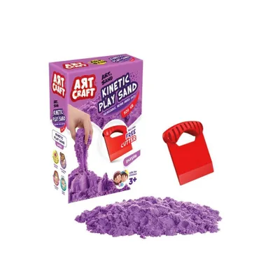 Produktbild von Violetter Dekosand für Bastelarbeiten, Vasenfüllungen und Tischdekoration, 0,5 kg