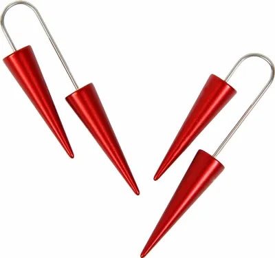 Produktbild von DeMarie Ohrhänger Metall 5,5cm rot ohne 144030007