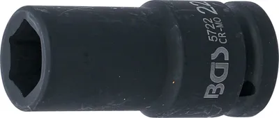 Immagine prodotto di BGS Chiave a bussola esagonale con attacco quadro 20 mm (3/4") SW 22 mm - 5722