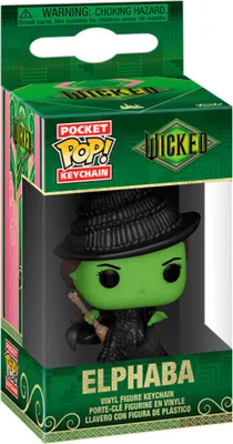 Produktbild von Wicked - Elphaba Schlüsselanhänger Funko Pocket POP! Keychain