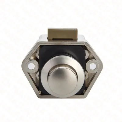 Produktbild von Schubladenschloss, Druckknopfmechanismus, Vielseitige Kompatibilität, Perlennickel