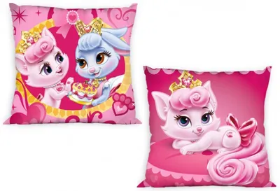 Obrázok produktu pre Disney Princess Palace Pets vankúš plyšový vankúš dekoratívny vankúš 40 x 40 cm