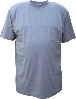 Produktbild von Übergrößen Tolles Basic T-Shirt RAMMBOCK Grau mit Stickerei 5XL