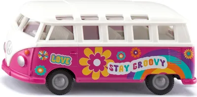 Produktbild von Siku VW T1 Samba, Busmodell, Vormontiert, 1:50, VW T1 Samba, Unisex, Metall, Kunststoff