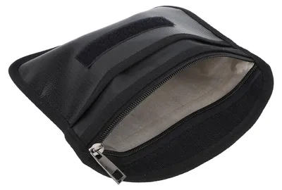 Image de Poche ignifuge de type Faraday, bloquant les signaux de radiofréquence, imperméable, pour protéger les documents, les cartes d'identité et les cartes bancaires
