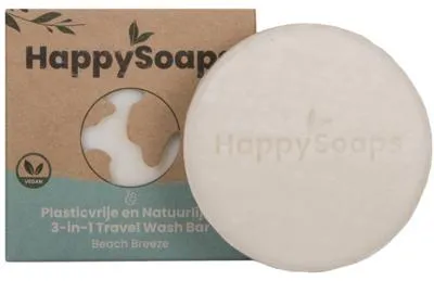 Produktbild von Happysoaps 3-in-1-Reiseseife „Beach“ (40 g)