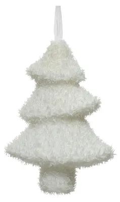 Weihnachtsanhänger Tannenbaum in Frost Design aus Kunststoff