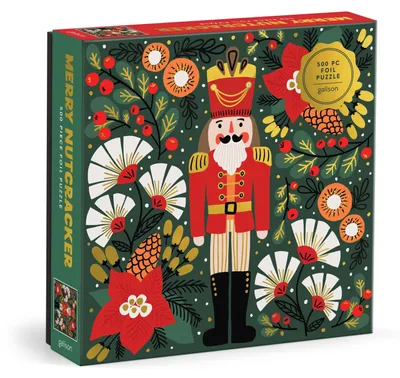Produktbild von Merry Nutcracker 500 Piece Foil Puzzle
