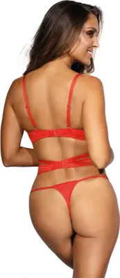 Produktbild von Axami - V - 9771 bra red with open cups XL