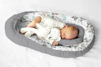 Productafbeelding van Famanu babybedje met verstelbare randen - Een veilig en zacht coconbedje