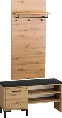 Produktbild von Eingangsmöbel Liora mit 1 Tür, Holzoptik, 105cm