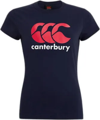 Produktbild von Canterbury Ccc Logo Kurzarm-t-shirt Blau M Frau Blau M