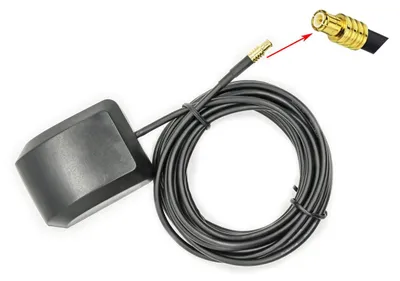 GPS-Antenne 1575,42 MHz MCX-Stecker 3 m Kabel magnetisch