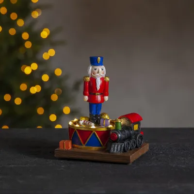 Zdjęcie produktu dla Scenka świąteczna dziadek do orzechów Led NUTCRACKER