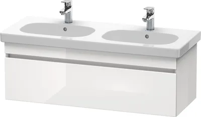 Produktbild von Waschtischunterbau DURASTYLE 453x1150x398mm we hochglanz/basalt matt weiß hochglanz/basalt matt