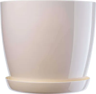 Obrázek produktu pro Květináč KADAX "Turi", květináč s podšálkem, 16 cm, krémový