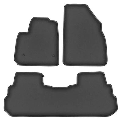 Productafbeelding van Velours automatten voor Cadilac XT5 vanaf 2015 – 3-delig, grafiet, op maat – Wielganizator DURBAN