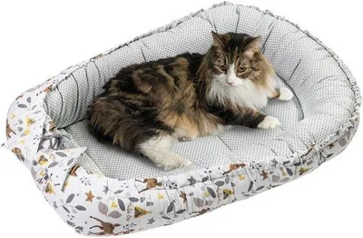Produktbild von Solidchoice – Tierbett, 75 x 60 x 10 cm, mit Kokosnussform