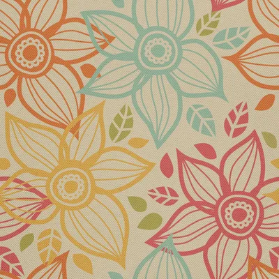 Produktbild von OUTDOOR DEKOSTOFFE OXFORD - Motiv Blumen und Blätter I DX057