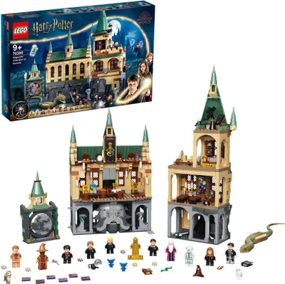Image de LEGO Harry Potter Chambre des Secrets 76389 - Minifigure dorée de Voldemort & Grand Hall