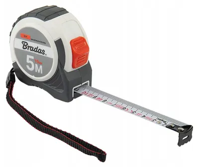 Produktbild von Bradas Maßband 5m 19mm Rollmaßband Präzision