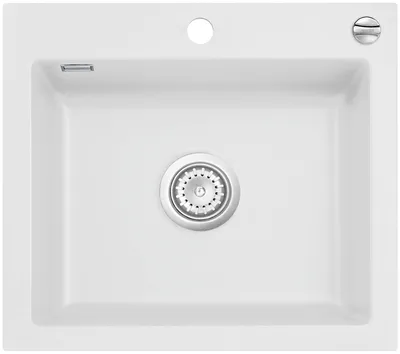 Produktbild von Auflagespüle KeraDomo MERA 57 in SATIN mit Excenterbedienung
